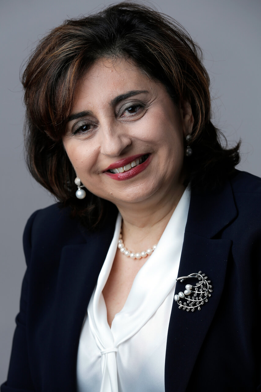 Diretora Executiva de ONU Mulheres, Sima Bahous. Foto: UN Photo/Evan Schneider.