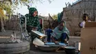 Mulheres em conflito. Foto: UNICEF/UNI942014/Osman Saif.