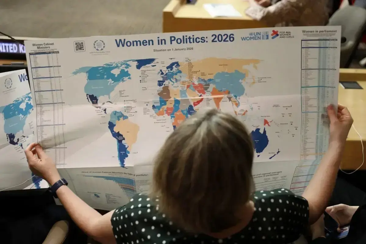 O Mapa Mulheres na Política foi lançado durante a CSW, em 2026; Foto: UN Women/Ryan Brown
