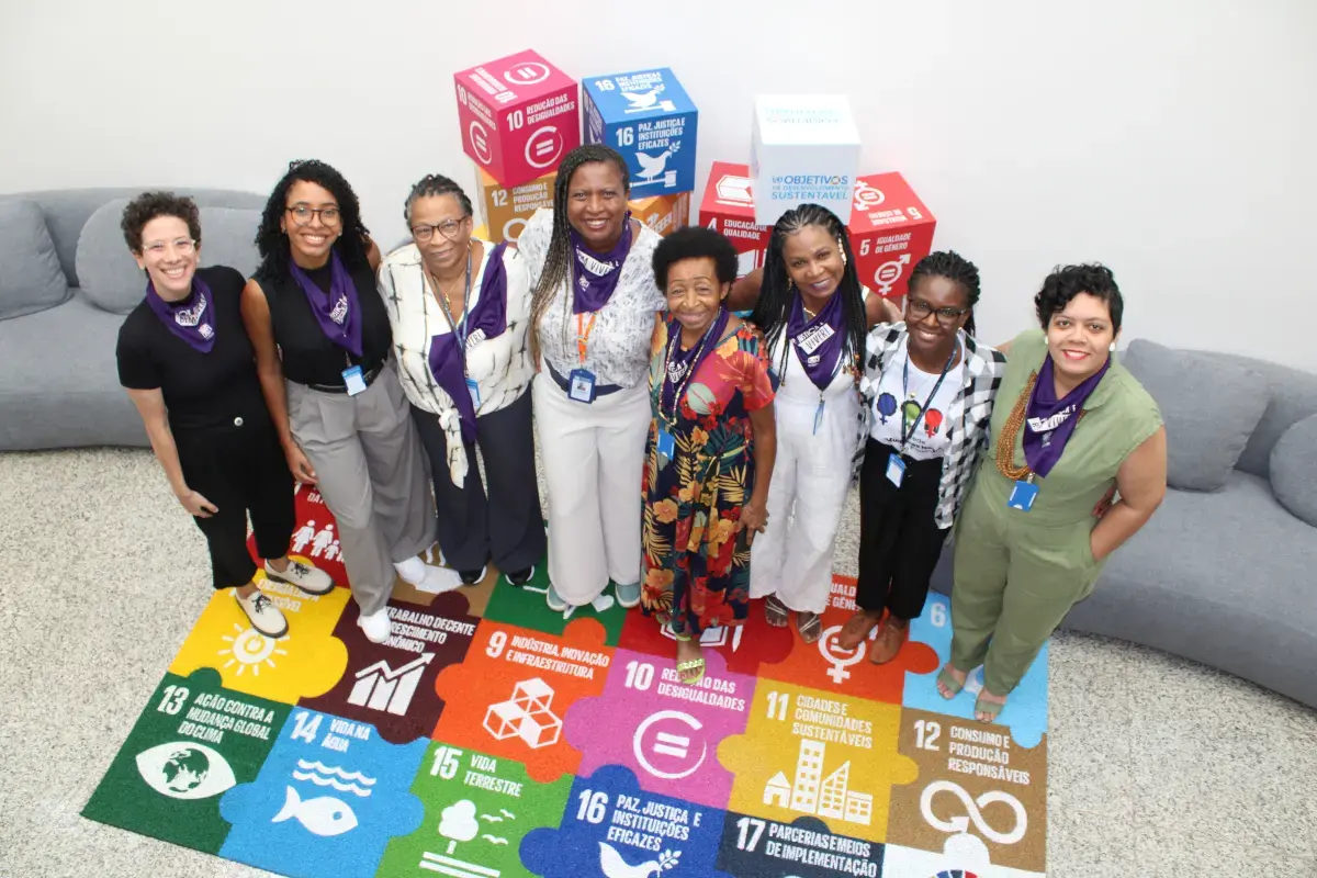 Visita da ONG Criola à ONU Mulheres, em Brasília, 2025