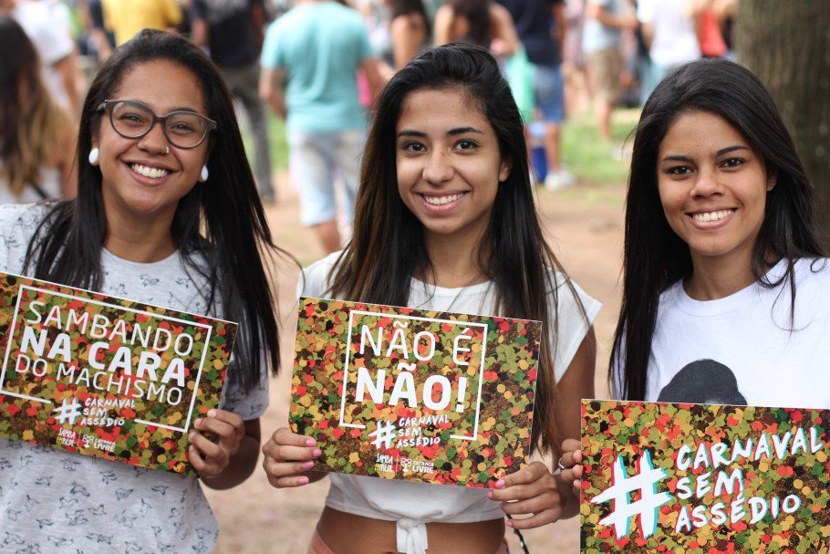 ONU Mulheres apoia iniciativa de coletivos feministas e de mulheres e blocos carnarvalescos, em São Paulo, por um #carnavalsemassédio